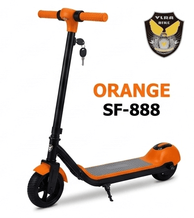 VLRA SF-888 Electric Scooter Orange Accent