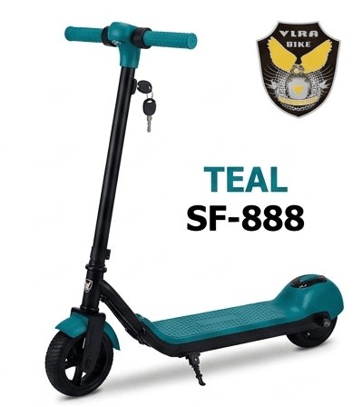 VLRA SF-888 Electric Scooter Teal Accent