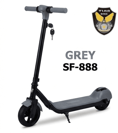 VLRA SF-888 Electric Scooter Grey Accent